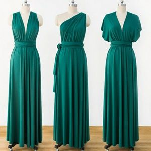 Tart Maxi Infinity Dress Emerald Green